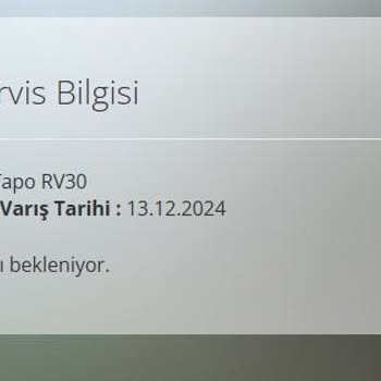 Teknik Servis Ve Kargo Arasında Kaybolan Süpürge