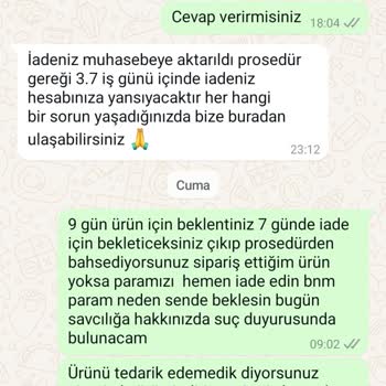 Sipariş Verdim, Ne Telefon Var Ne İade!