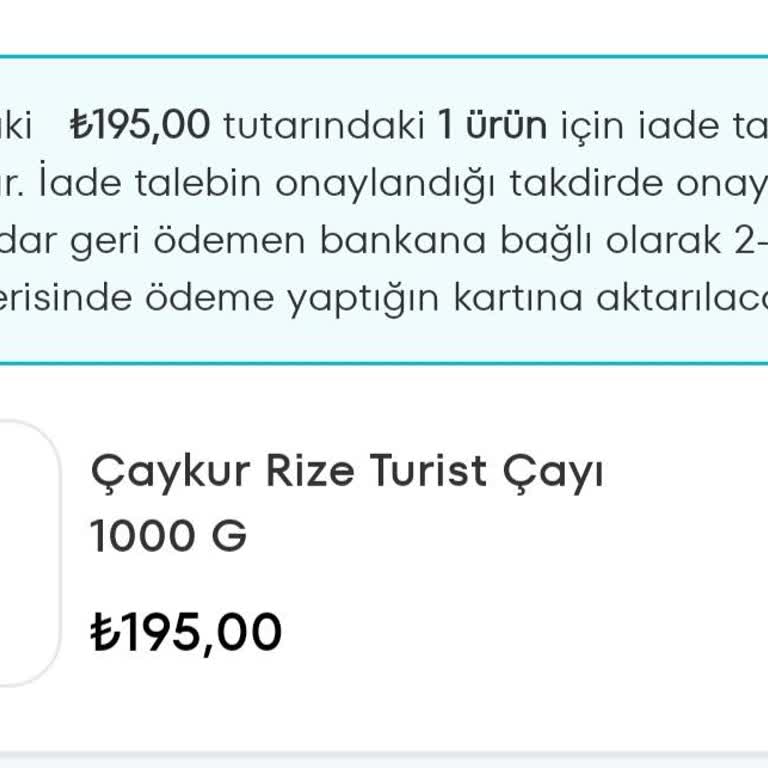 Eksik Ürün Ve İade Sorunu