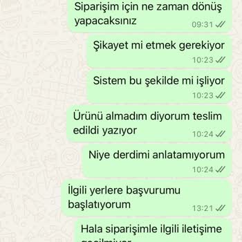 Eksik Kargo Ve İletişimsizlik Sorunu