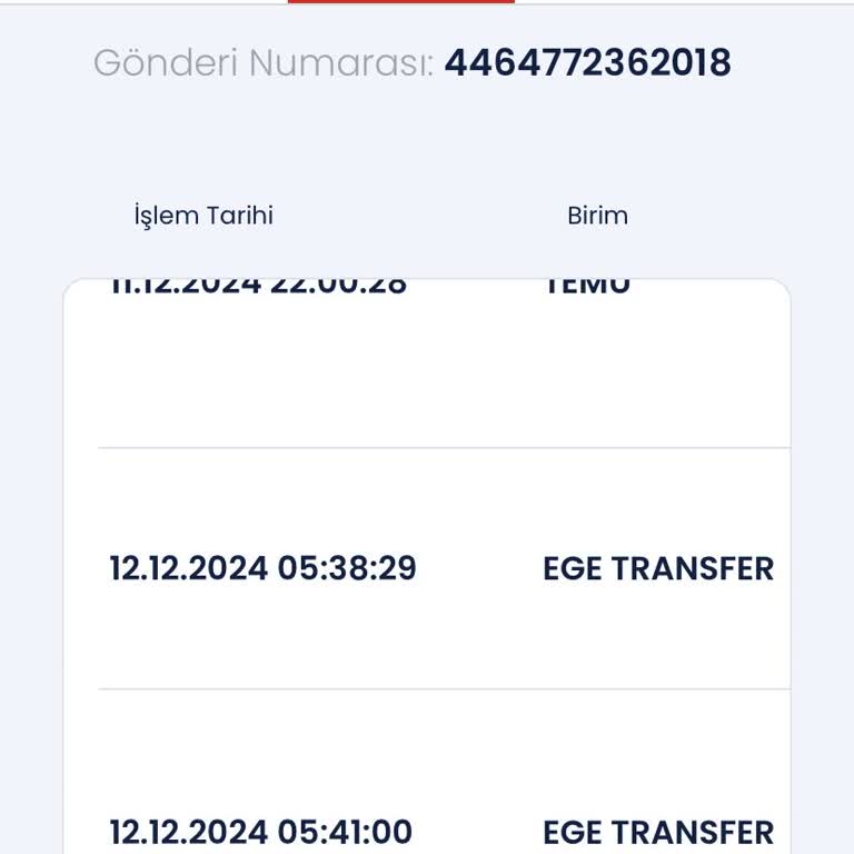 Aras Kargo'da Teslimat Gecikmesi Ve İletişim Sorunları