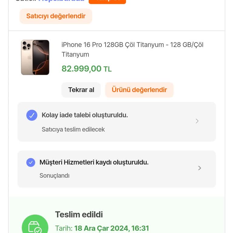 Yanlış Ürün Teslimatı Ve Stok Sorunu