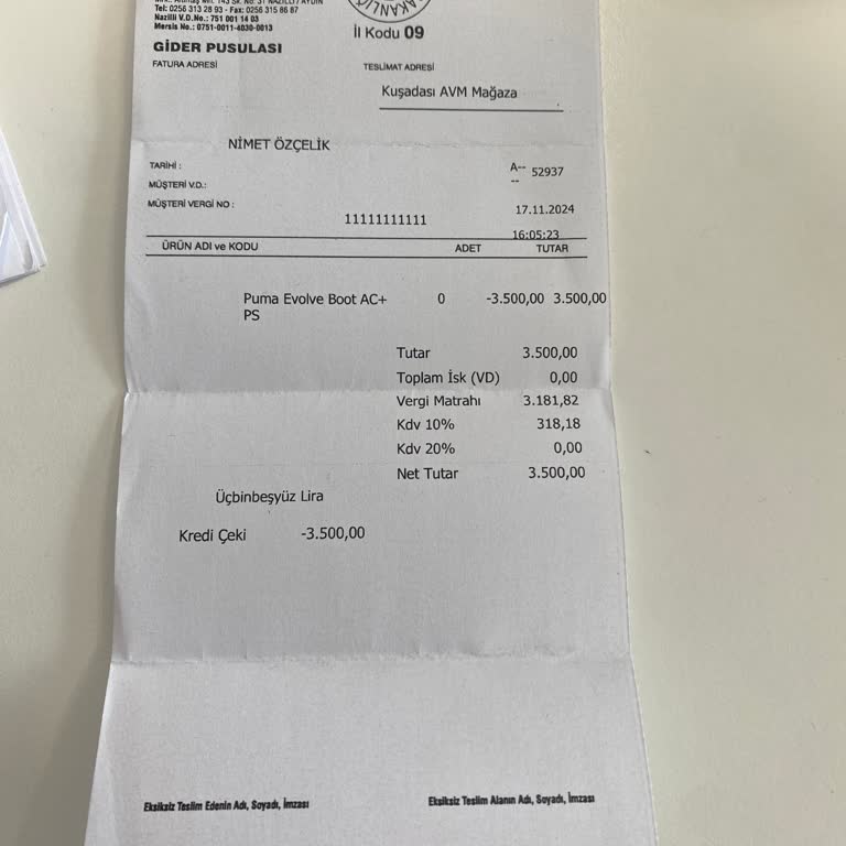 Hediye Çeki Yerine Kartıma İade İstiyorum