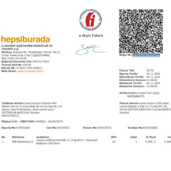 Hepsiburada'dan Aldığım Hoover Ürünlerinin 10 Yıl Garanti Süreci Sorunu