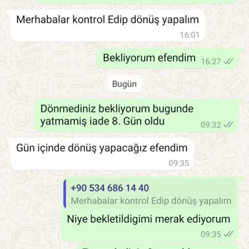 İade Sürecinde Gecikme Ve Belirsizlik