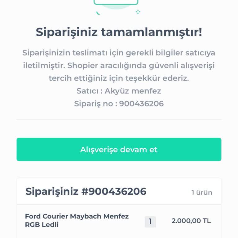 Geciken Sipariş Ve İletişim Sorunu
