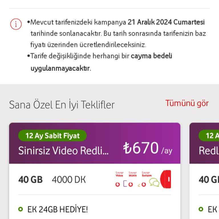 Vodafone'un Fahiş Fiyat Politikası