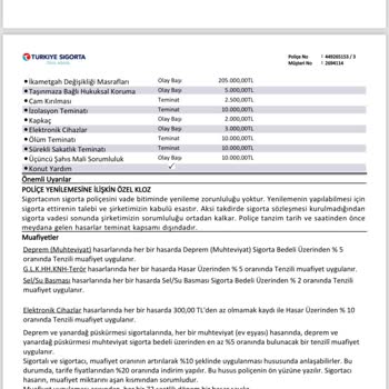 İzinsiz Sigorta Yenilemesi Ve Haksız Ödeme Kesintisi