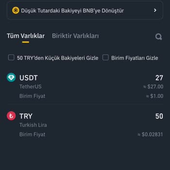 Binance TR'de Görünen Bakiye Sorunu