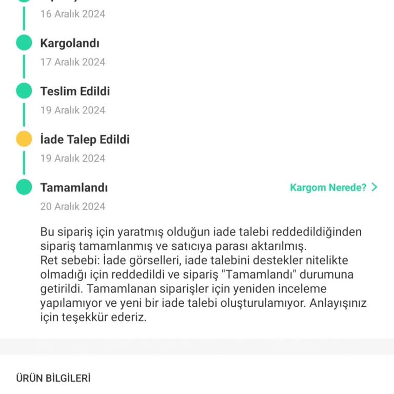 Yanlış Beden Ve İade Sorunu
