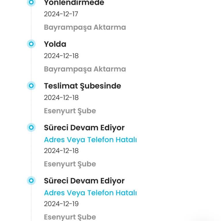 Kargo Şubesinin İletişim Sorunu Ve Gecikme