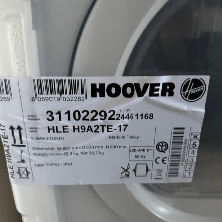 Hoover Kurutma Makinesi Kurulumunda Ücret Şoku