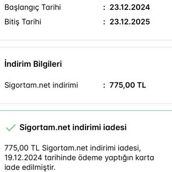 İade Edilmeyen Ücret: Sigortam.net'e Son Uyarı