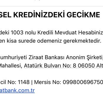 Ziraat Bankası'ndan Habersiz Faiz Borcu Ve Düşen Kredi Notu Mağduriyeti