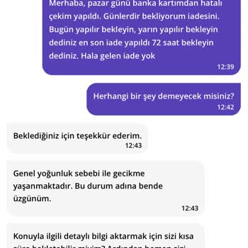 Getir'de Sipariş Sorunu Ve İade Belirsizliği