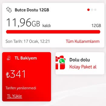 Vodafone'da Paket Sorunu Ve Müşteri Hizmetleri Hayal Kırıklığı