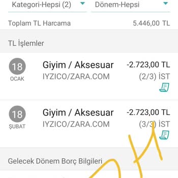 İzinsiz Çekim Şikayeti