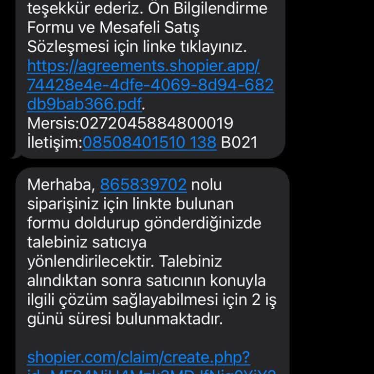 Yanlış Sipariş İptali İçin Acil Yardım Talebi