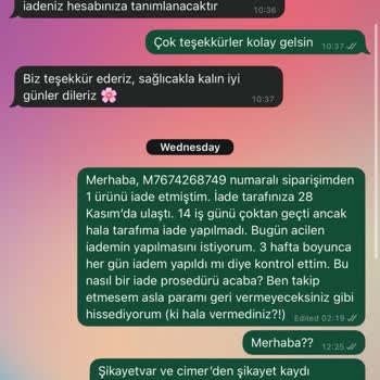 İade Sürecinde Yaşanan Büyük Hayal Kırıklığı