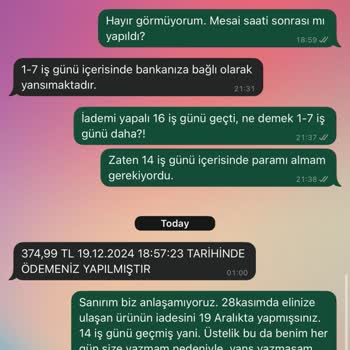 İade Sürecinde Yaşanan Büyük Hayal Kırıklığı