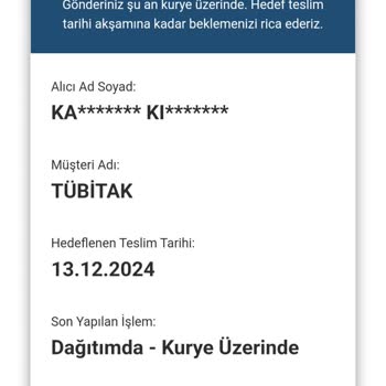 Kayıp Kargo Ve Yetersiz Destek