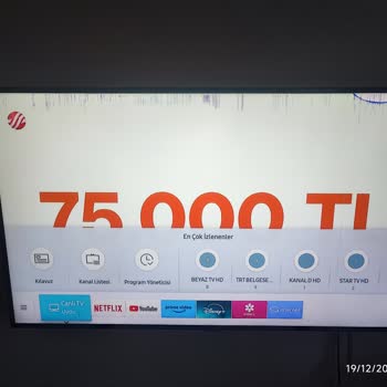 Samsung Televizyonun Beklenmedik Panel Arızası