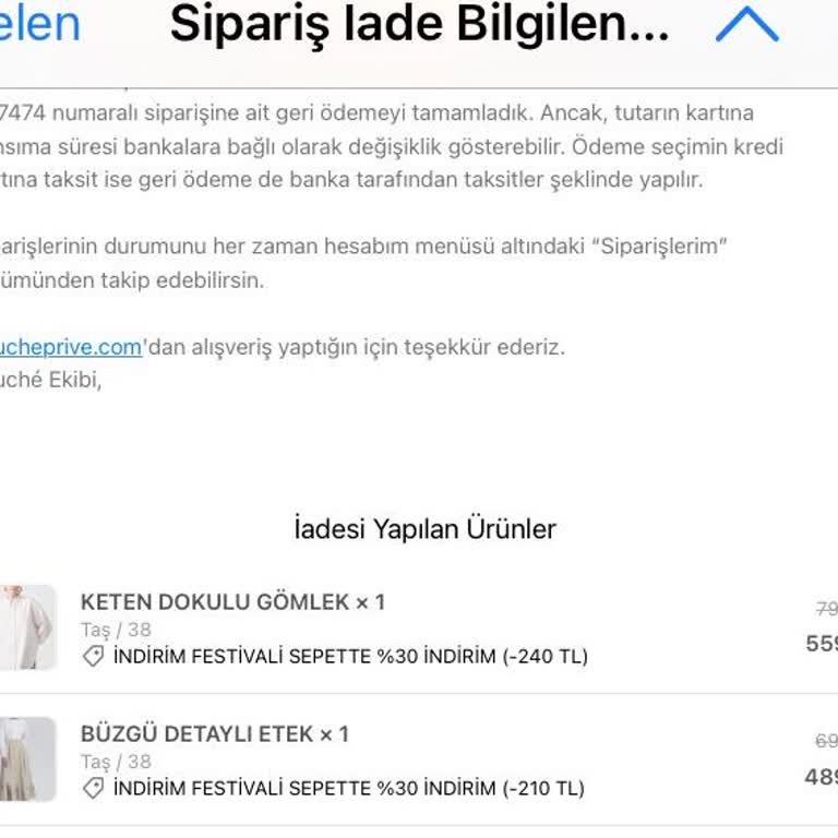 İade Sürecinde Yaşanan Sorunlar Ve Eksik Ödeme
