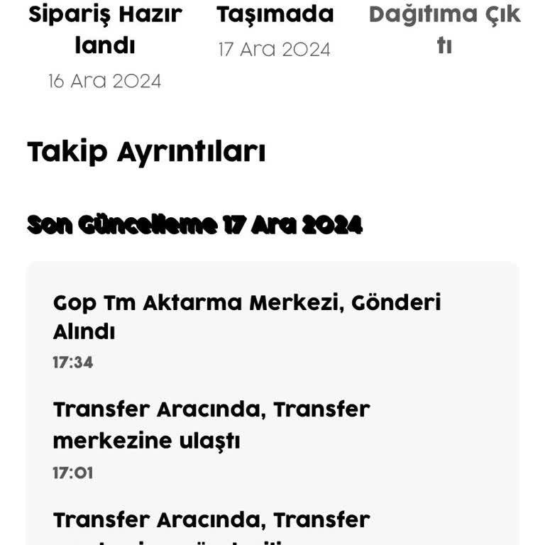 Teslim Edilmeyen Sipariş Ve İletişim Sorunları