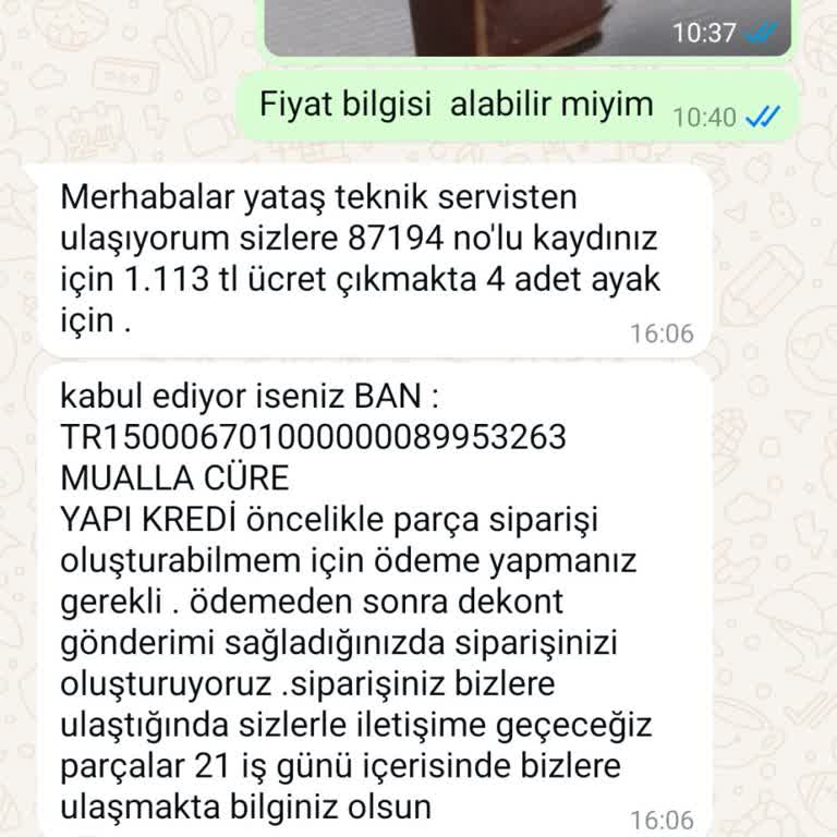 Enza Home'dan Aldığımız Kanepe Ayakları Ve İlgisizlik
