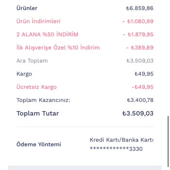 Eksik Ürün Teslimatı Ve Yanlış İndirim Uygulaması