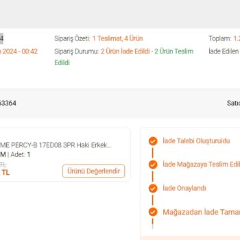 FLO İade Sürecinde Eksik Para İadesi Sorunu