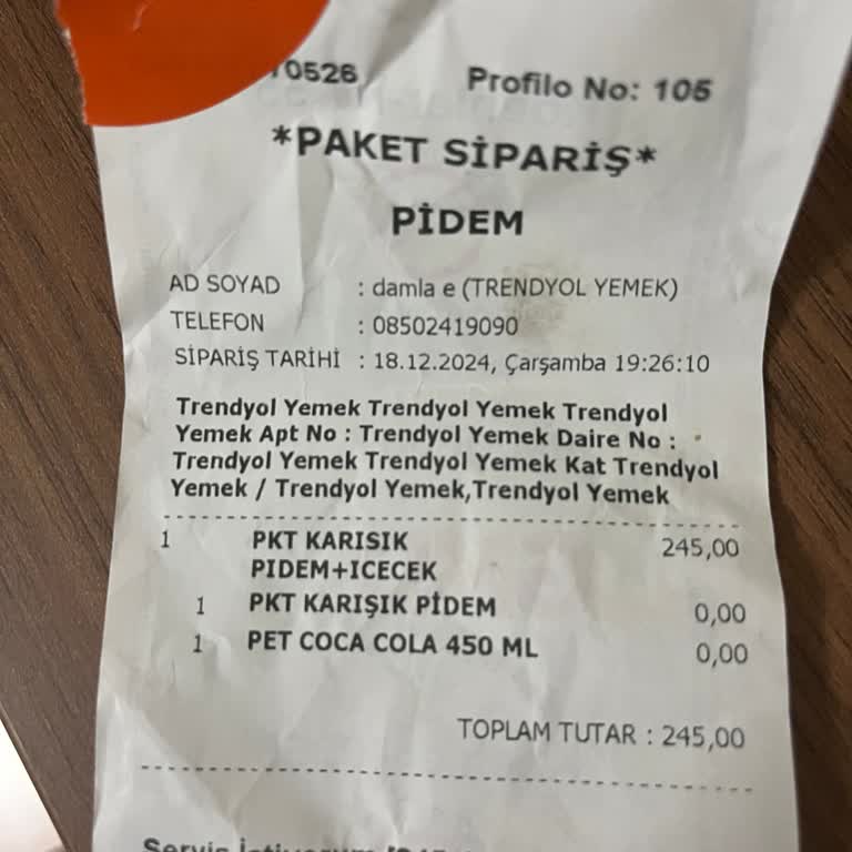 Yanlış Ve Soğuk Sipariş Deneyimi