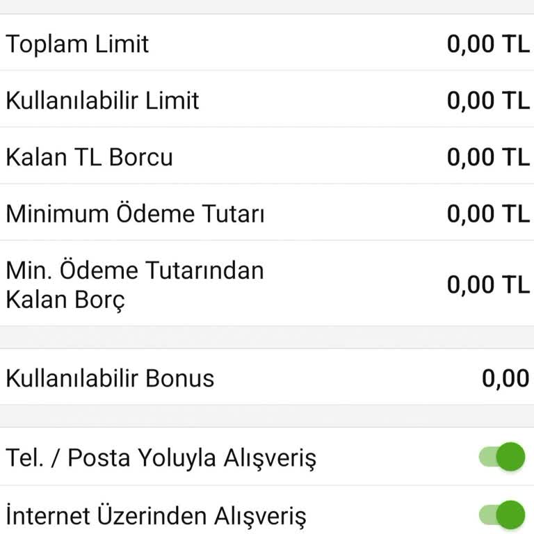 Garanti Bankası'ndan Sıfır Limitli Kredi Kartı Şoku!