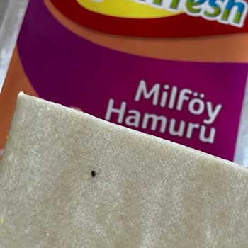 Dondurulmuş Milföyden Böcek Şoku!