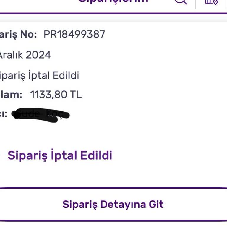 İndirimli Ürünlerim Keyfi İptal Edildi