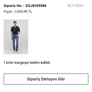 Mavi Jeans Siparişim Nerede?