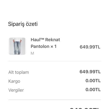 Siparişin Kargolanmaması Ve İletişim Sorunları
