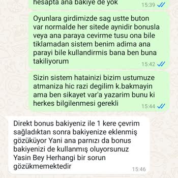 Bonus Kullanımı Ve Ana Bakiye Sorunu