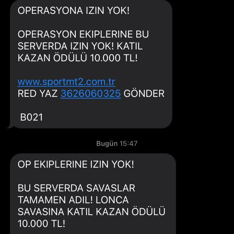 Sürekli Spam Mesajlarıyla Rahatsızlık