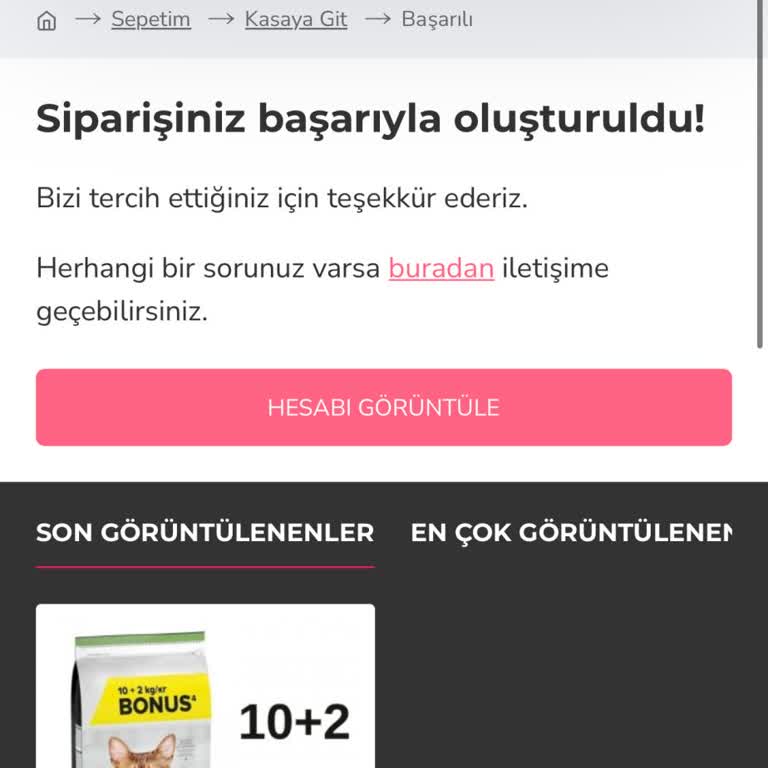 petgros.com.tr Sipariş Teslim Edilmedi Ve İletişim Kurulamıyor!