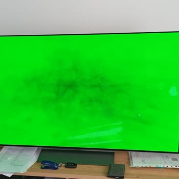 Problemas con televisor LG OLED, pantalla defectuosa