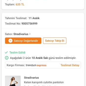 Defolu Ürün Ve İlgisiz Müşteri Hizmetleri: Trendyol Ve Stradivarius Hayal Kırıklığı