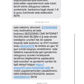 Ödeme İadesi Ve Kalite Sorunu