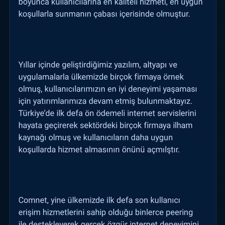 Ödeme Yapıldı, Hizmet Sağlanmadı: Comnet Mağduriyeti