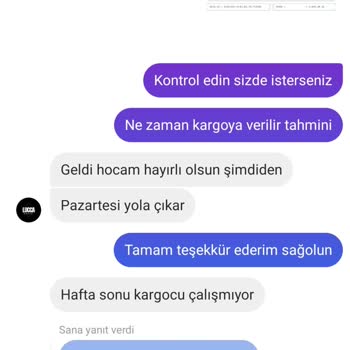 Sipariş Verildi, Ürün Gönderilmedi