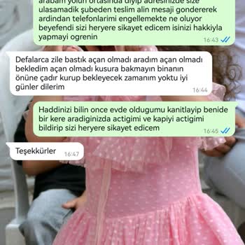 Kargo Teslimatında Yaşanan Sorun Ve Saygısızlık