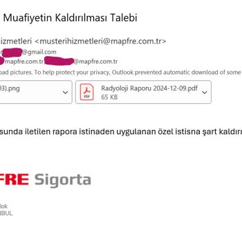 Allianz Sigorta'da Muafiyet Kaldırma Sorunu