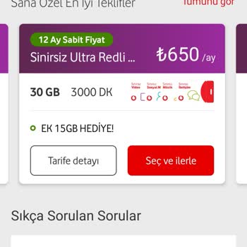 Fahiş Fatura Şoku: Vodafone'un Yüksek Tarifeleri