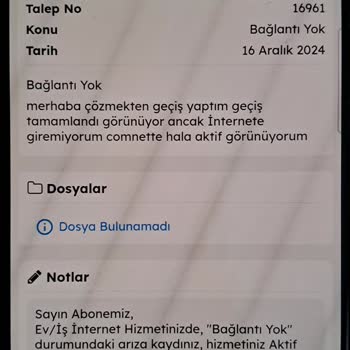 Yanlış Geçiş İşlemi Ve Teknik Destek Yetersizliği