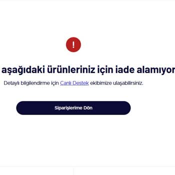 Teknosa'dan Alınan Tabletlerin İade Sorunu